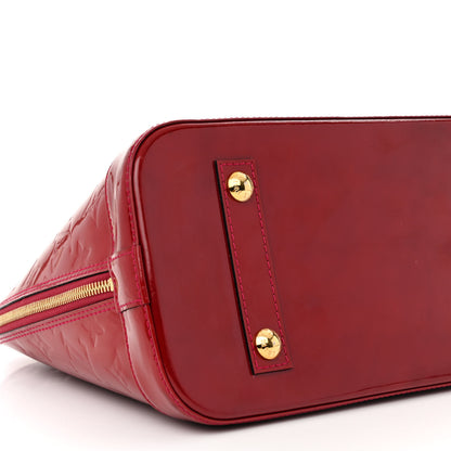 Louis Vuitton Vernis Alma PM Pomme D'Amour 9 of 14