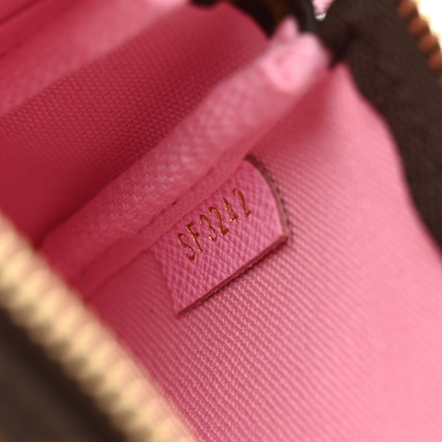 Monogram 2022 Christmas Animation Paris Mini Pochette Accessories Pink