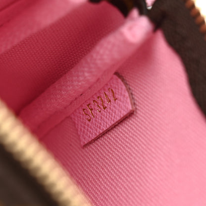 Louis Vuitton Monogram 2022 Christmas Animation Paris Mini Pochette Accessories Pink 7 of 8