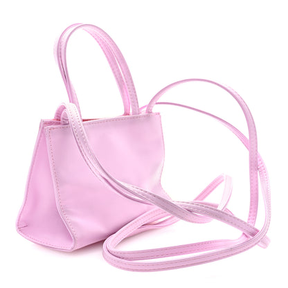Telfar Vegan Leather Small Shopping Bag Bubblegum 3 of 8