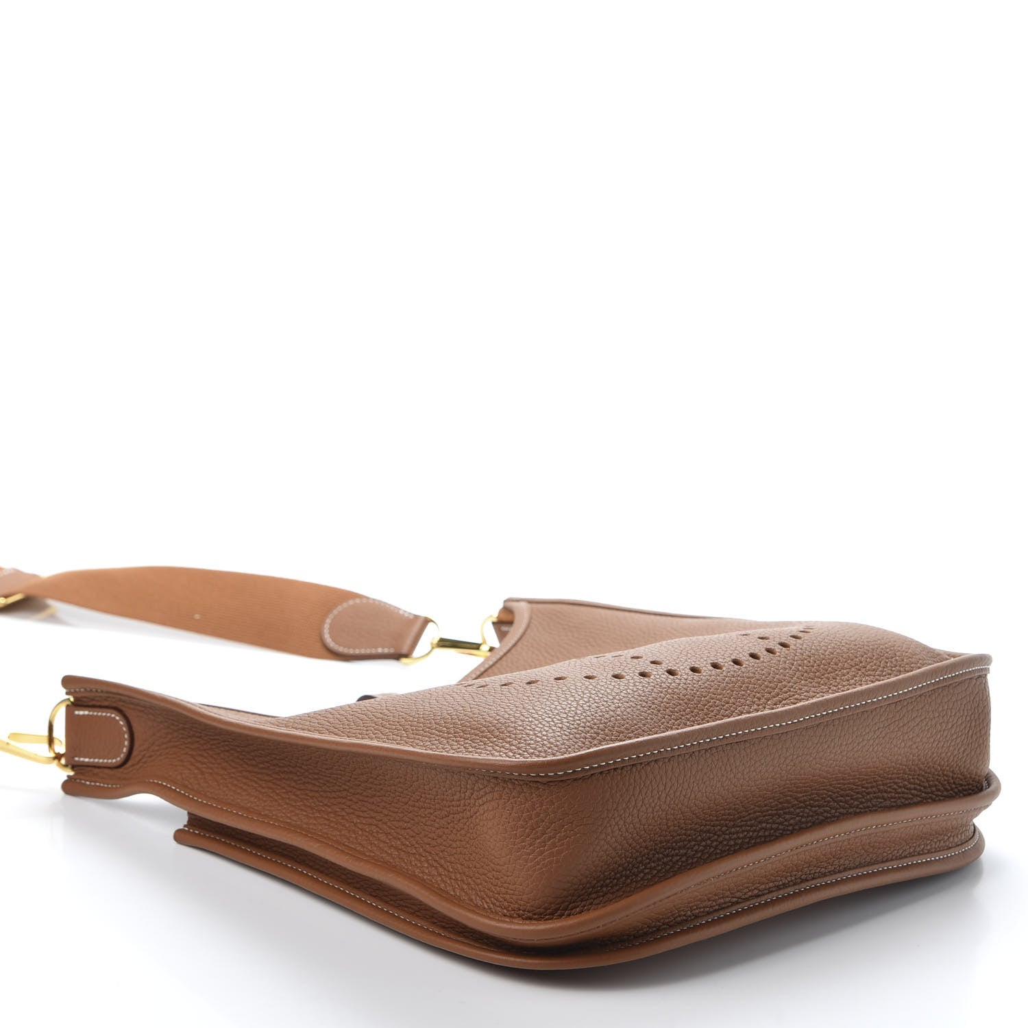Hermes Taurillon Clemence Evelyne III PM Gold 3 of 9