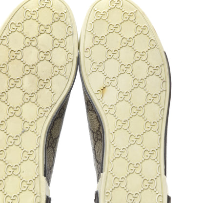 Gucci GG Monogram Web Womens Script Sneakers 37 Brown 6 of 8
