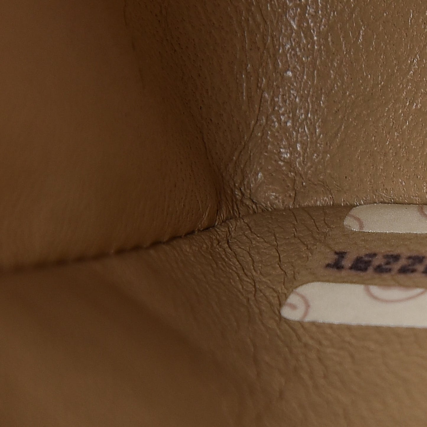 Lambskin Quilted Mini Square Flap Beige