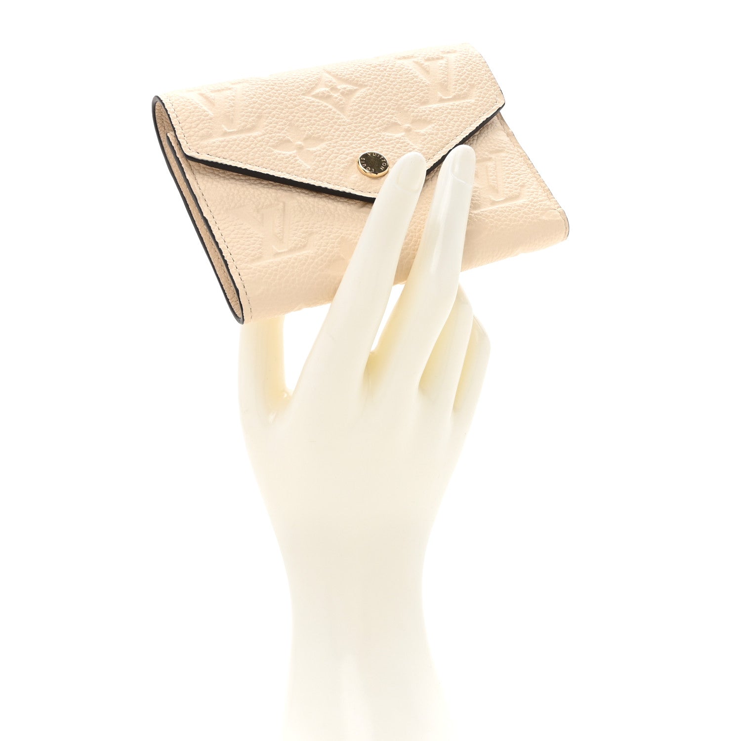 Louis Vuitton Empreinte Victorine Wallet Cream 2 of 9