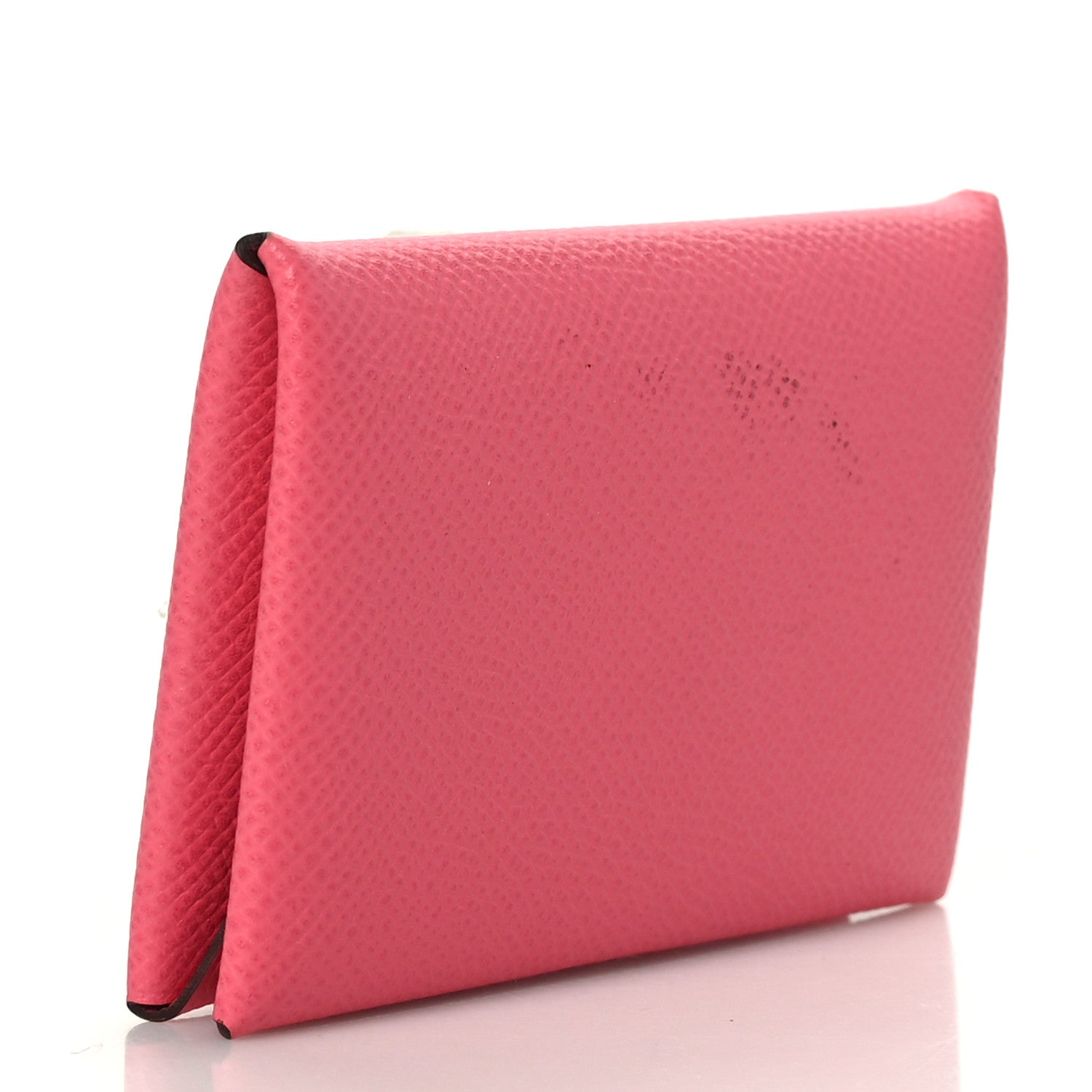 Hermes Epsom Calvi Card Case Rose Azalee 3 of 9