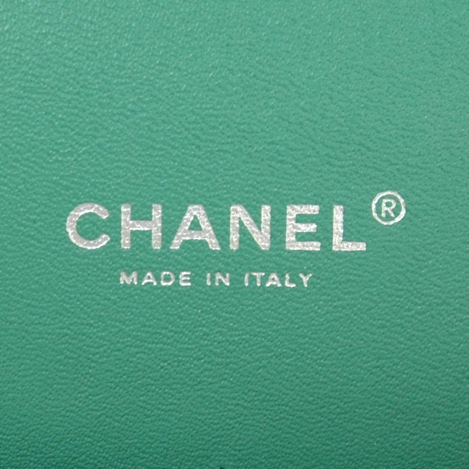 Chanel Lambskin Maxi Double Flap Menthe Green 8 of 10