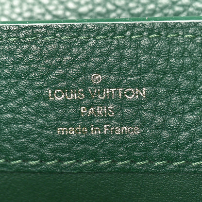 Louis Vuitton Taurillon Snakeskin Mini Capucines Emeraude Green 6 of 9