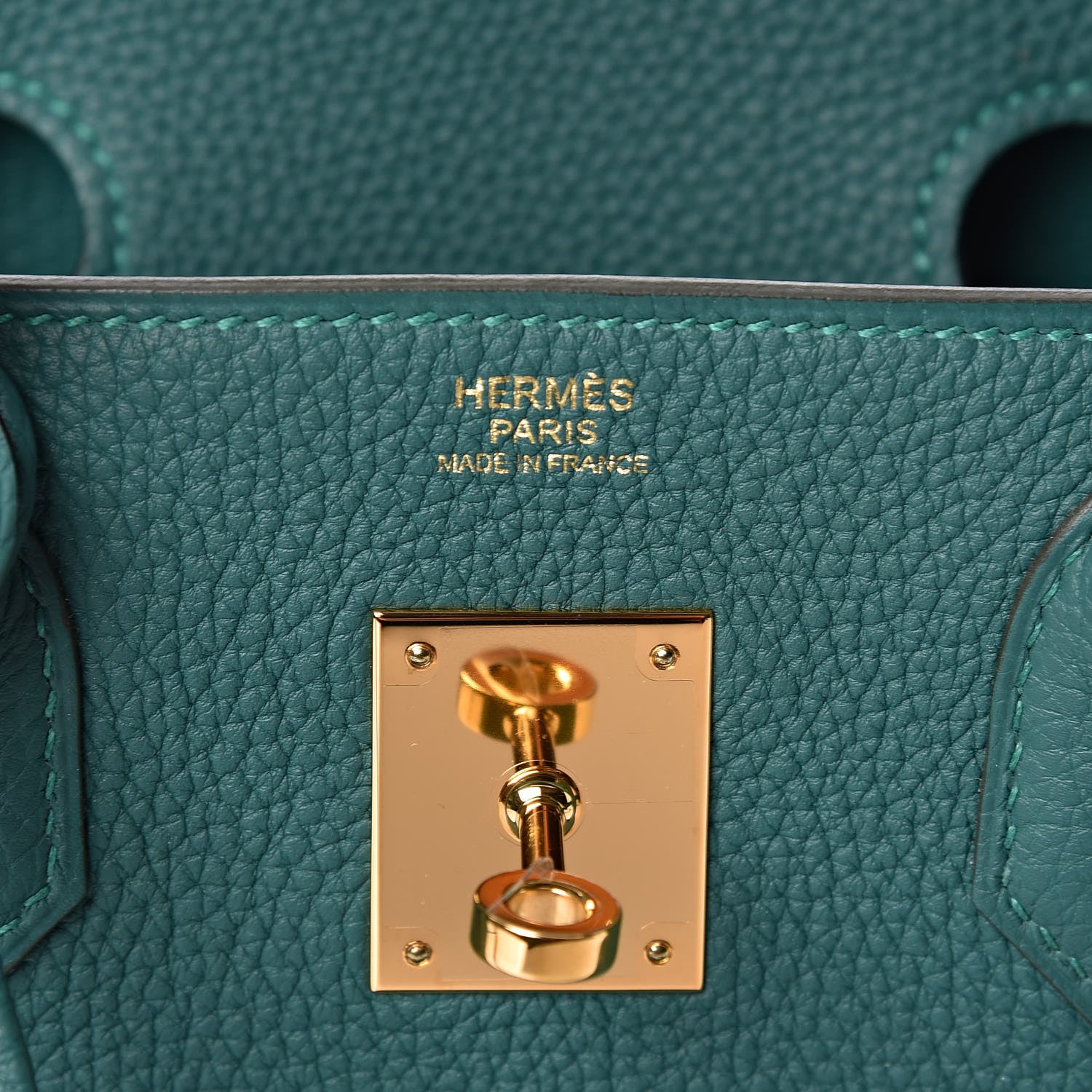 Hermes Togo Birkin 30 Malachite 6 of 11