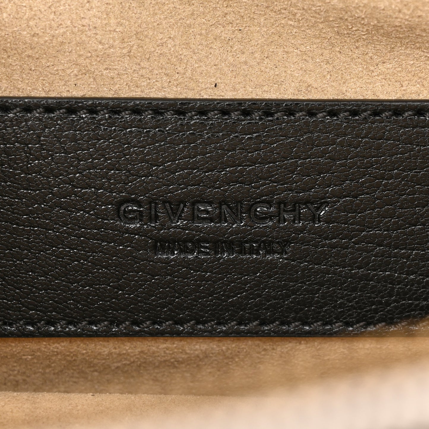 Suede Calfskin Canvas GV Cross Shoulder Bag Black