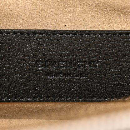 Givenchy Suede Calfskin Canvas GV Cross Shoulder Bag Black 6 of 10