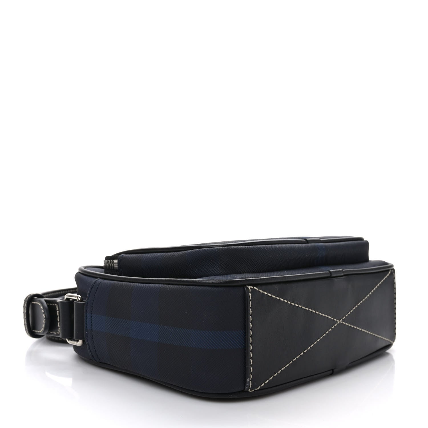Burberry Canvas Check Paddy Messenger Navy Blue 4 of 9
