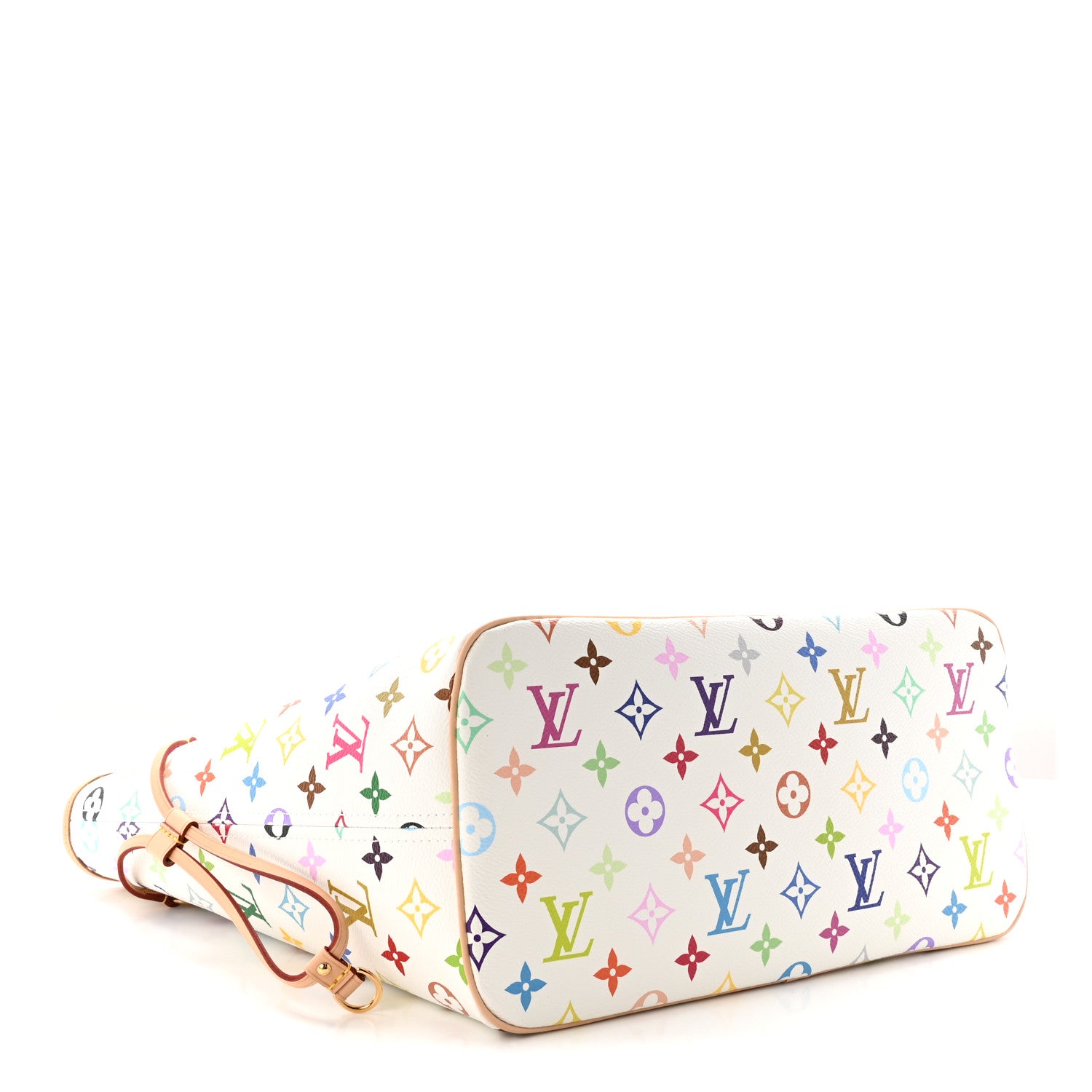 Louis Vuitton LV X TM Monogram Multicolor Neverfull MM White 5 of 10