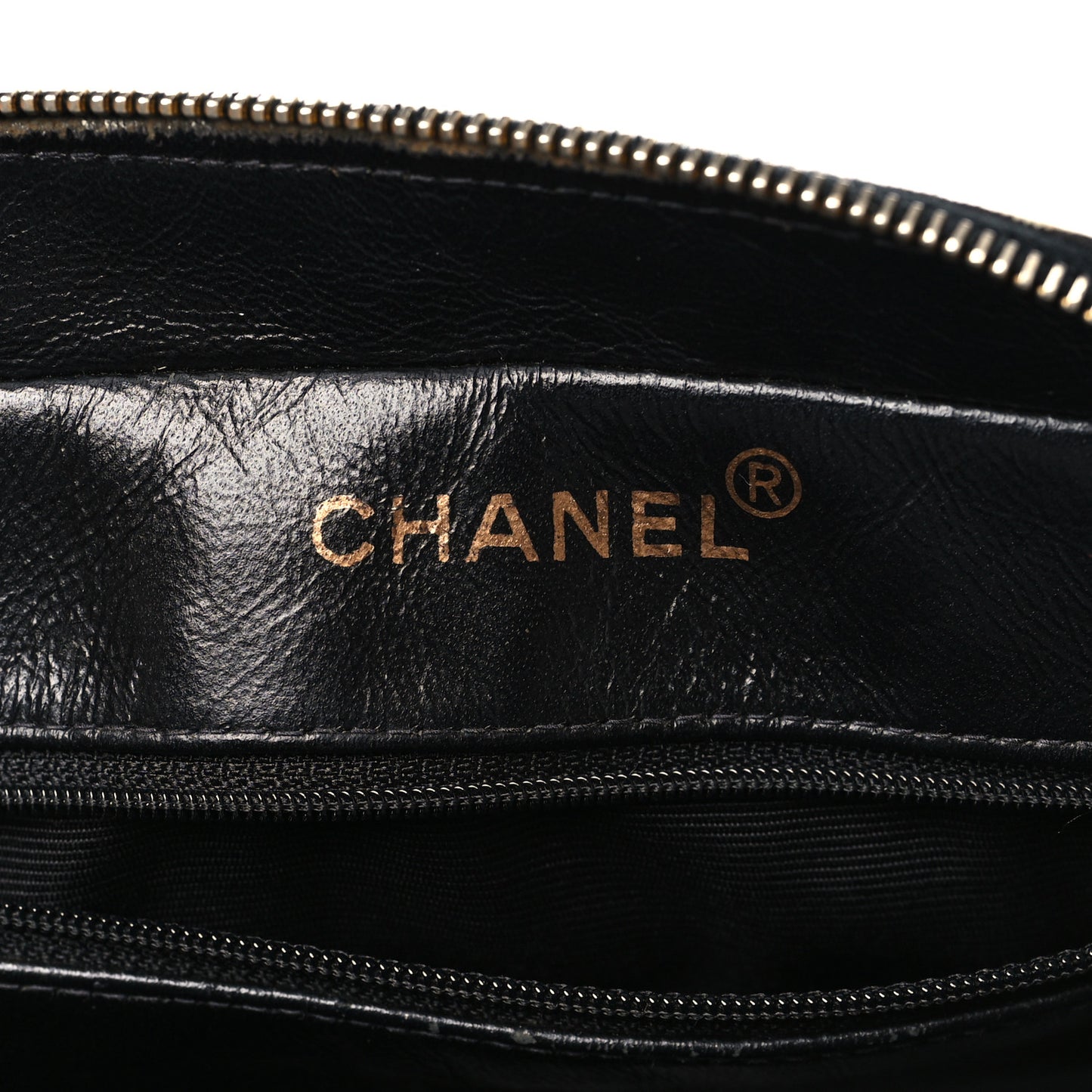 Denim CC Logo Top Handle Black