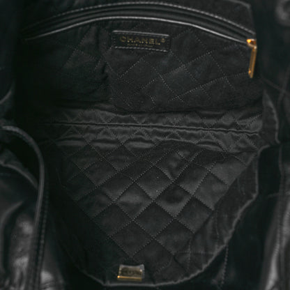 Chanel Shiny Calfskin Quilted Small Chanel 22 Black 6 of 12