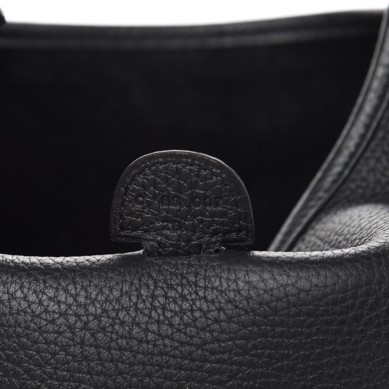 Hermes Taurillon Clemence Evelyne III PM Black 7 of 10