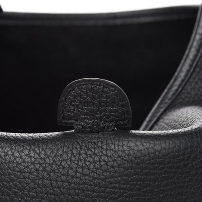 Hermes Taurillon Clemence Evelyne III PM Black 7 of 10