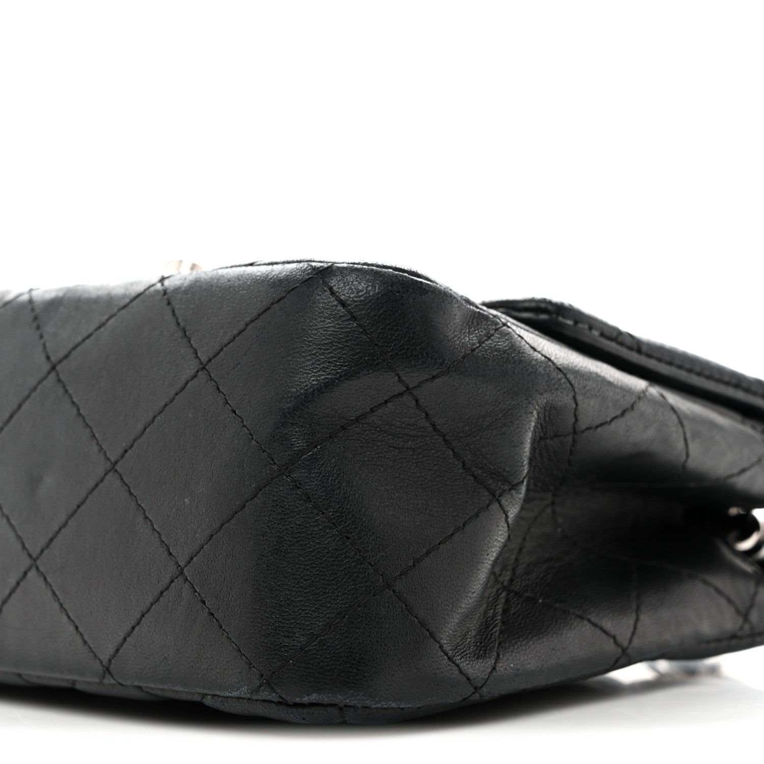 Chanel Lambskin Quilted Mini Square Flap Black 9 of 13