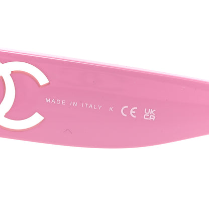 Chanel Acetate Cat Eye Sunglasses 5527 Pink 6 of 7