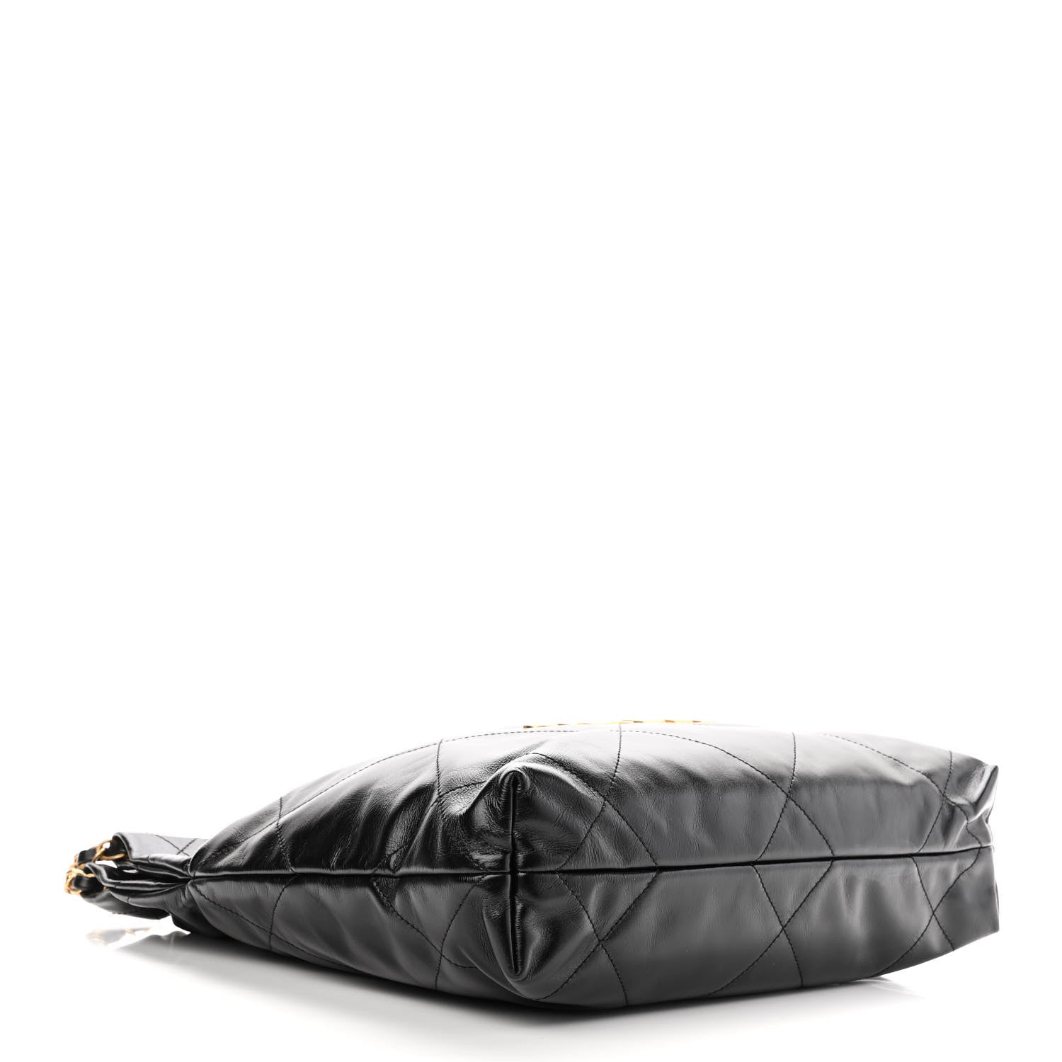 Chanel Shiny Calfskin Quilted Small Chanel 22 Black 5 of 11