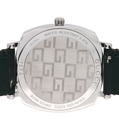 Gucci Stainless Steel Calfskin 35mm Grip Quartz Watch Green 4 of 5