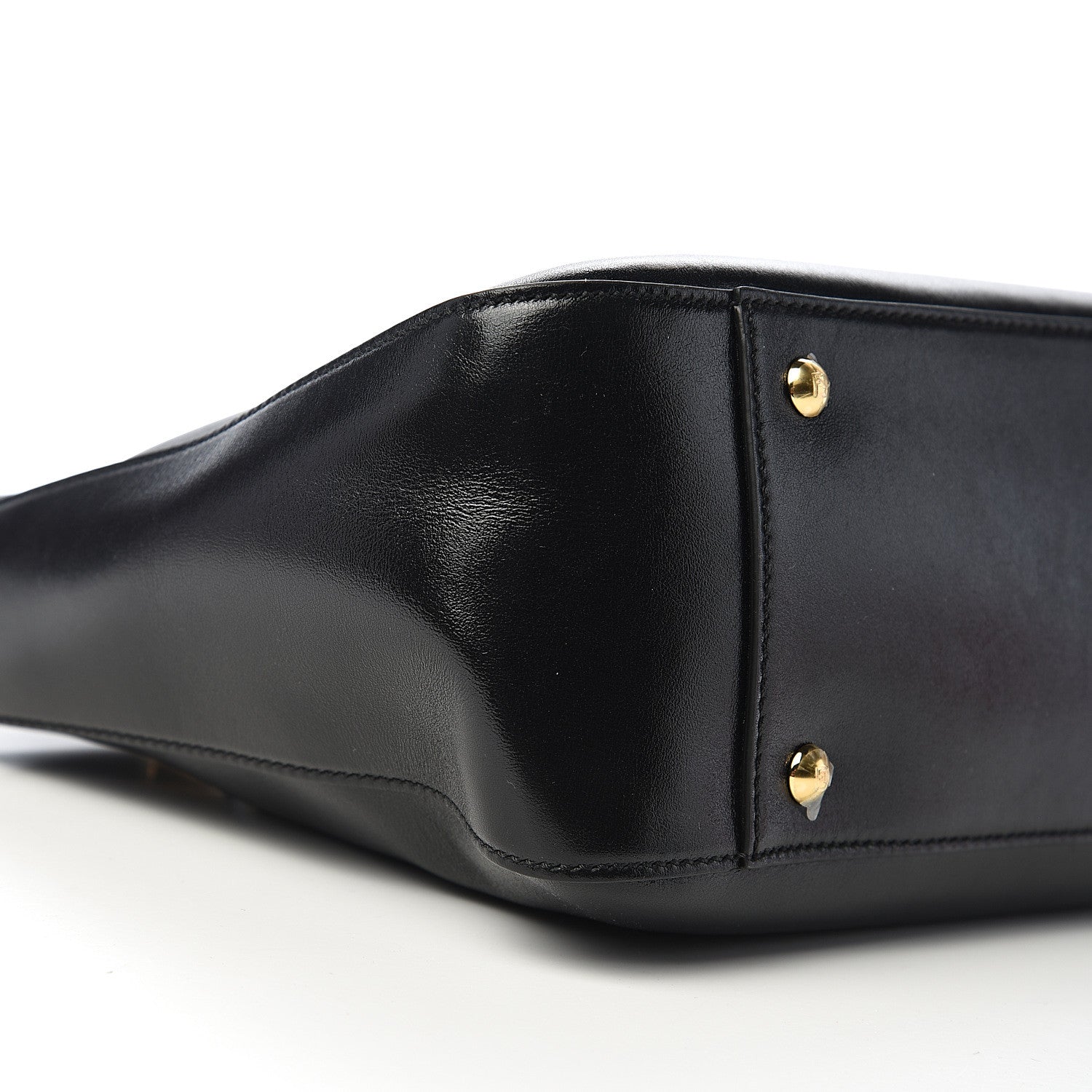 Fendi Vitello Glacier Small FF Tote Black 7 of 9