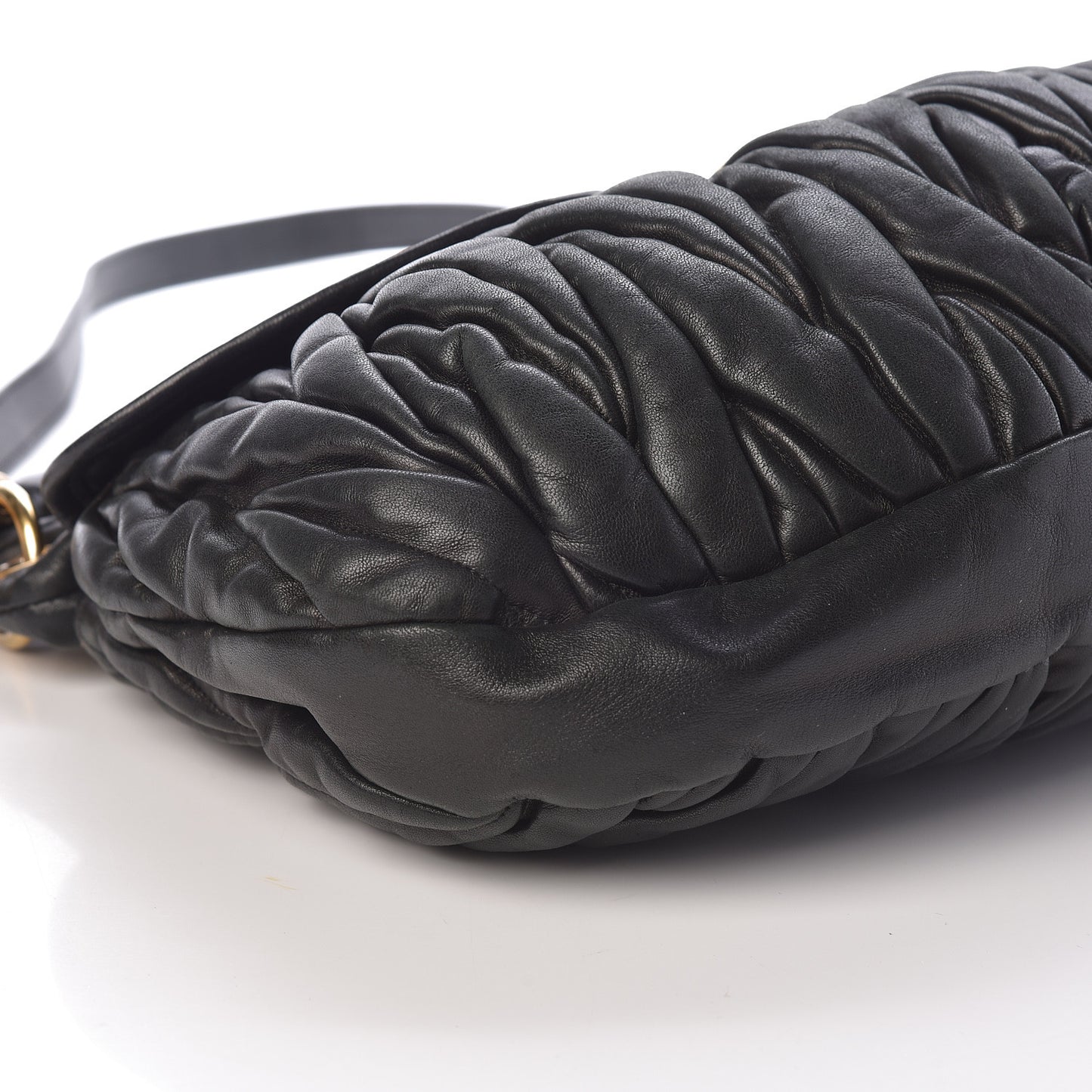 Nappa Matelasse Coffer Hobo Black