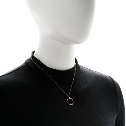 Cartier 18K Pink Gold Diamond Juste Un Clou Pendant Necklace 2 of 5