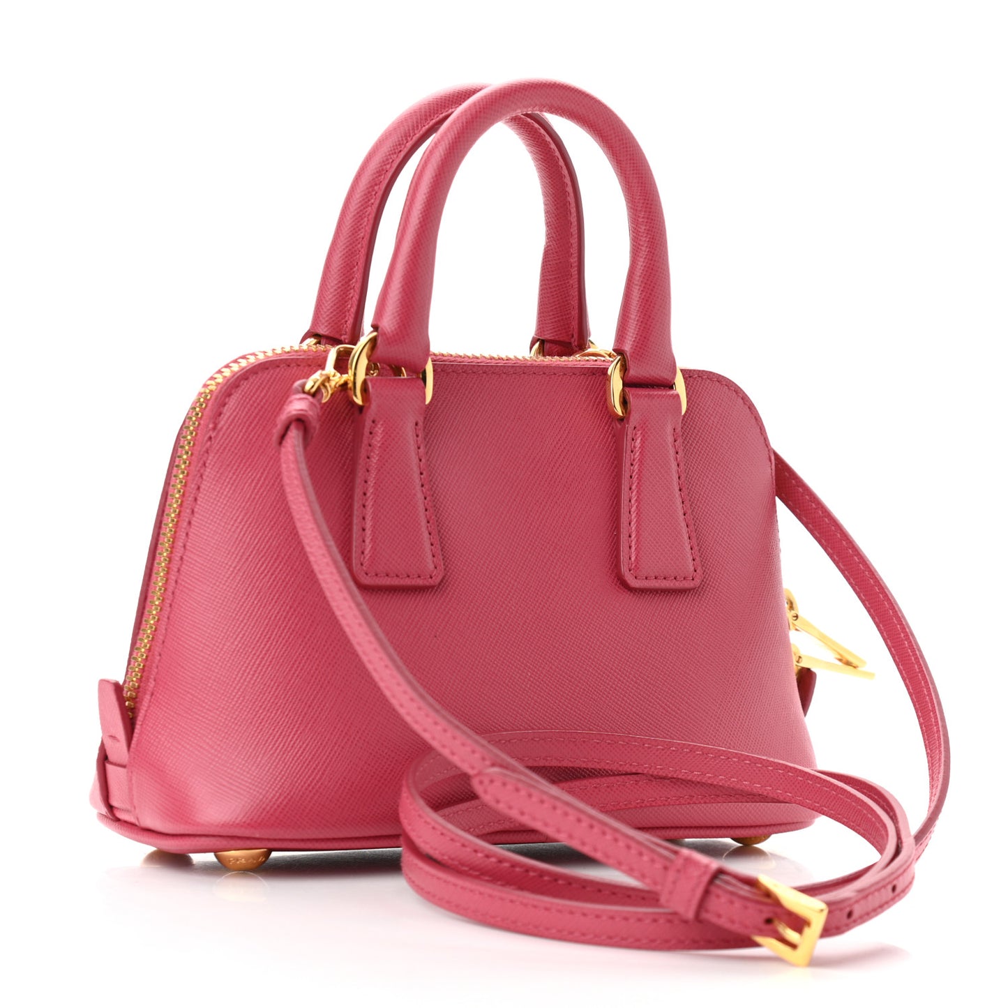 Saffiano Lux Mini Promenade Tote Peonia