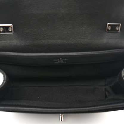 Louis Vuitton Calfskin Lockme II Chain Bag BB Black 5 of 9
