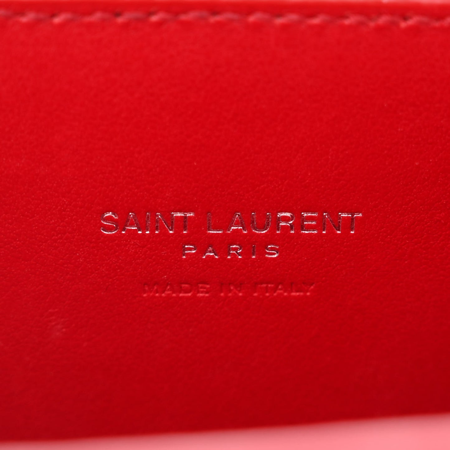 Calfskin Crocodile Embossed Nano Sac De Jour Red