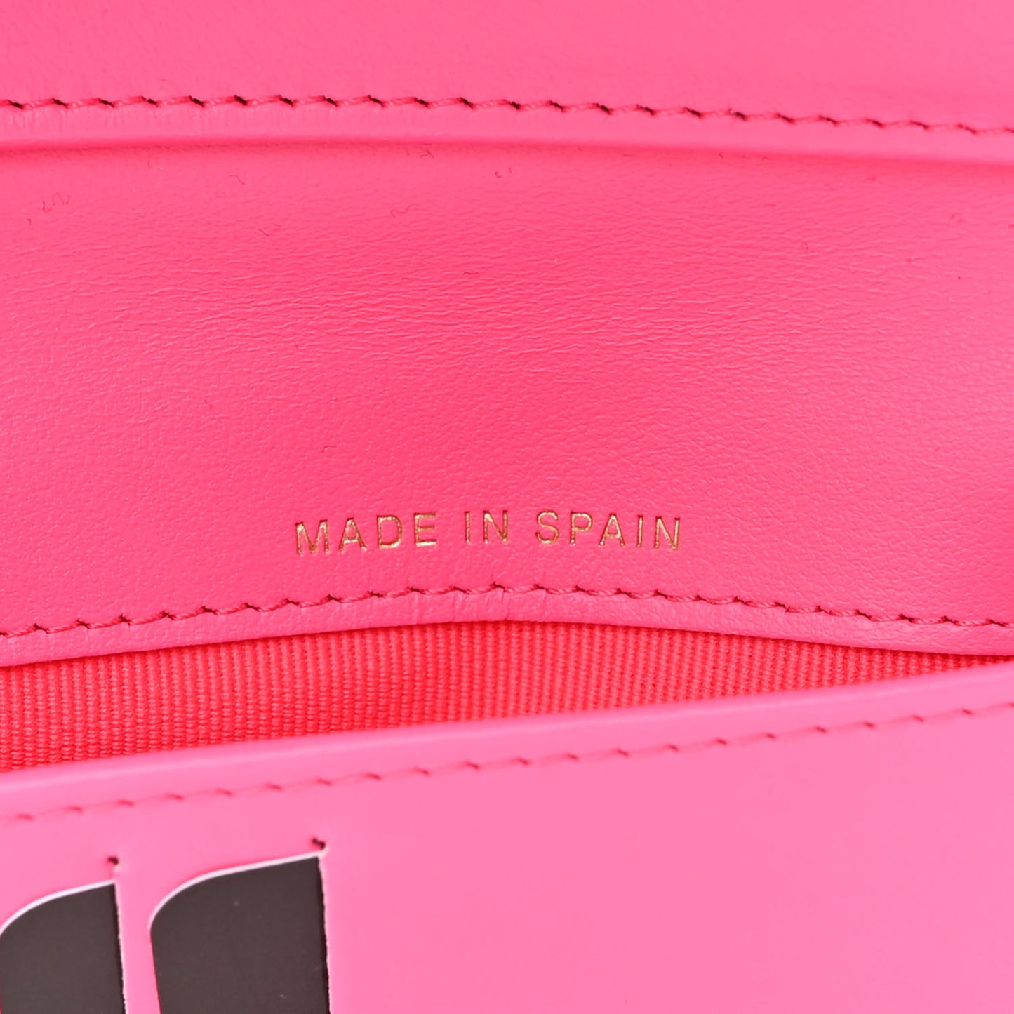 Caviar Quilted Medium Flap Wallet Fuchsia