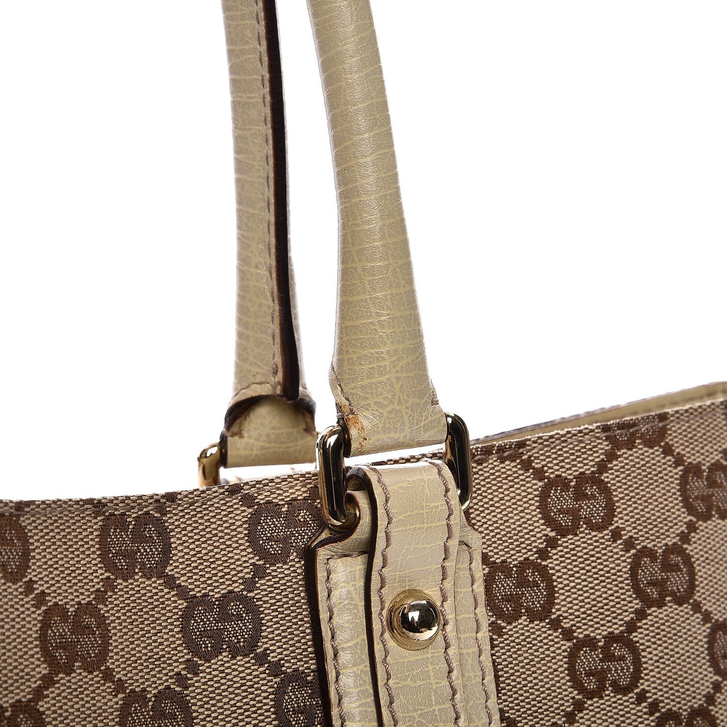 Monogram Medium Hasler Tote Off White