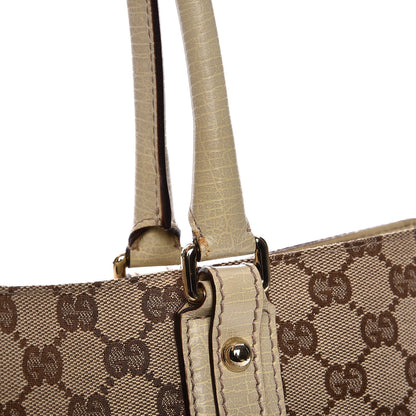 Gucci Monogram Medium Hasler Tote Off White 11 of 12