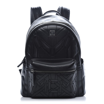 MCM Calfskin Small Bionic Backpack Black 1 of 10