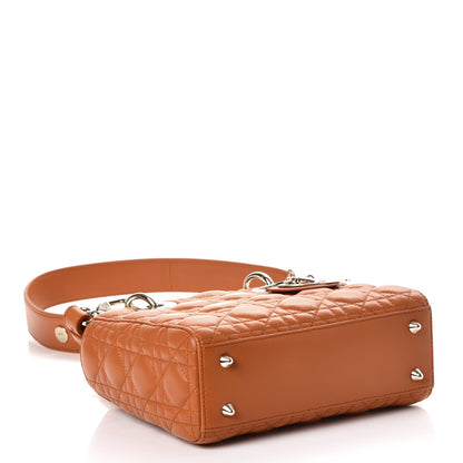 Christian Dior Lambskin Cannage Small My Lady Dior Tan 4 of 7