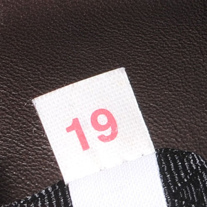 Prada Nappa Chevron Satchel Dark Brown 9 of 9