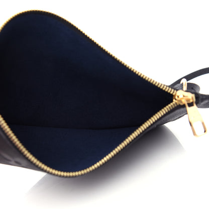 Louis Vuitton Empreinte Monogram Giant Neverfull MM Pochette Black 5 of 6