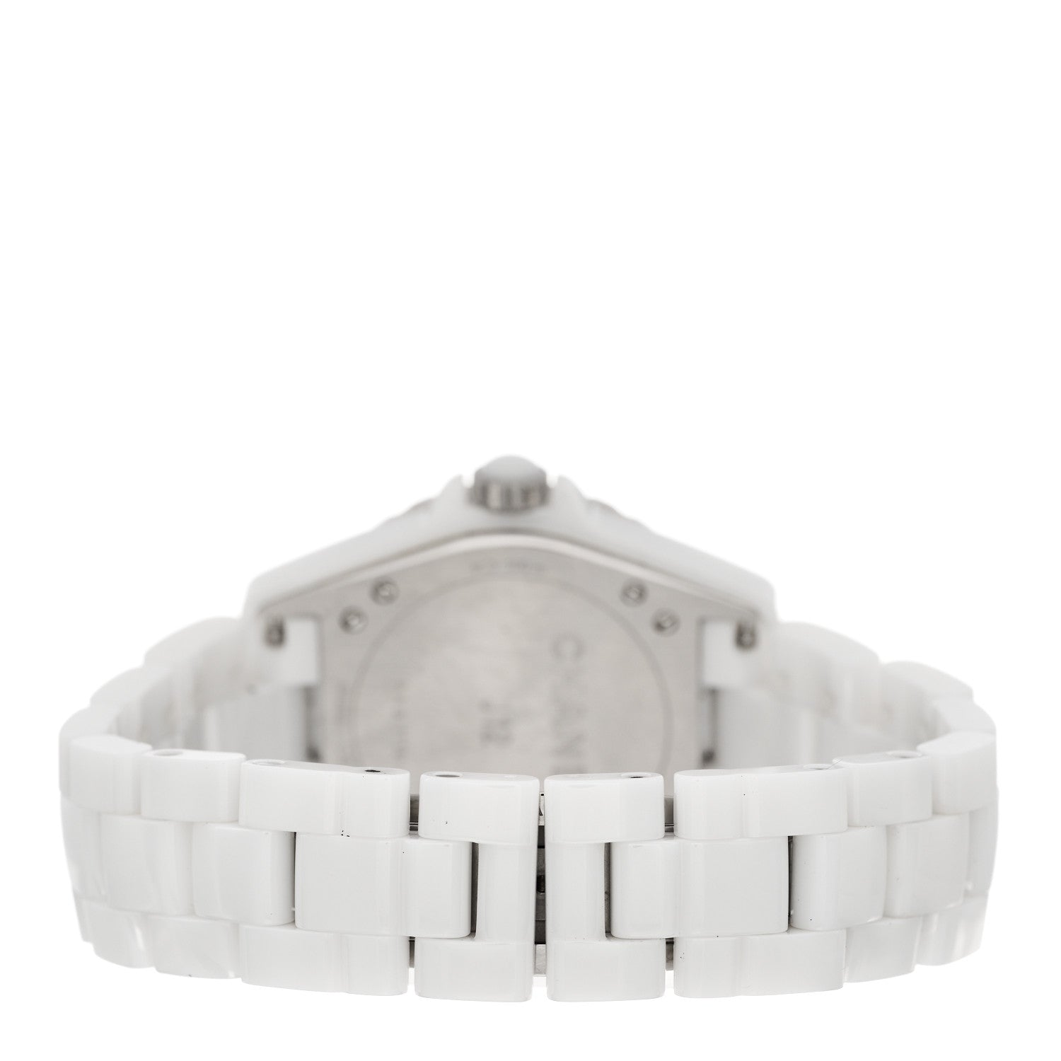 Chanel Stainless Steel Ceramic 38mm J12 Chrono Automatic Watch White 3 of 4