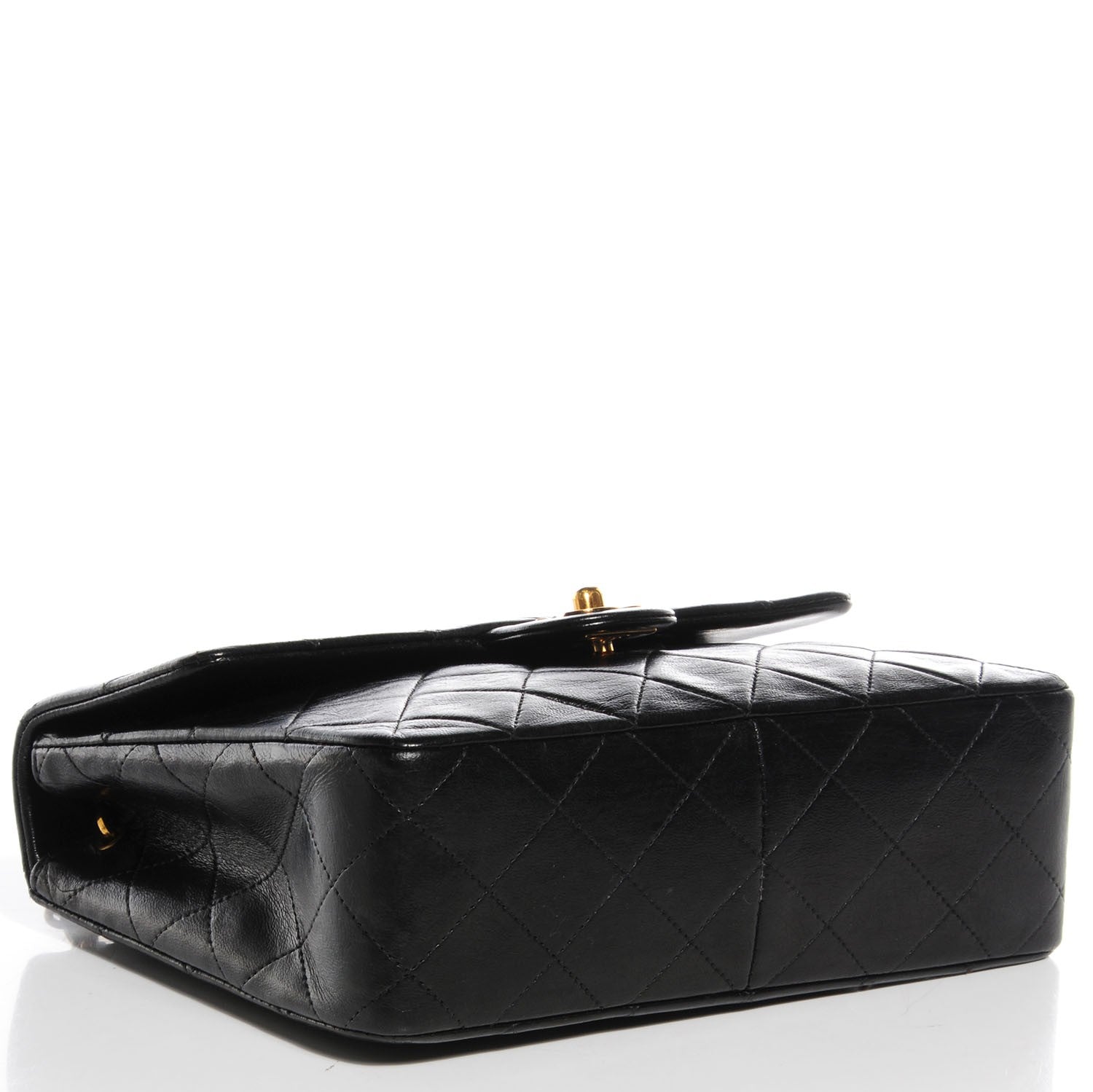 Chanel Lambskin Quilted Mini Square Flap Black 4 of 9