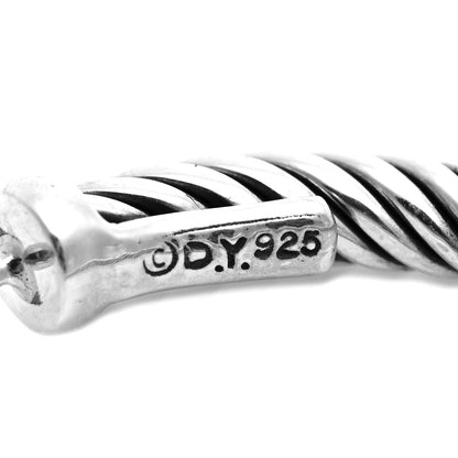 David Yurman Sterling Silver Small Cable Classics Hoop Earrings 4 of 4