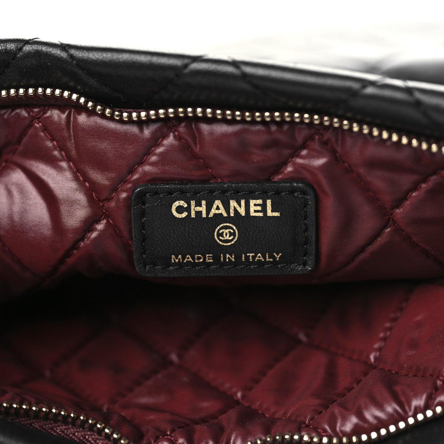 Chanel Lambskin Quilted CC Beauty Clutch Black 8 of 10