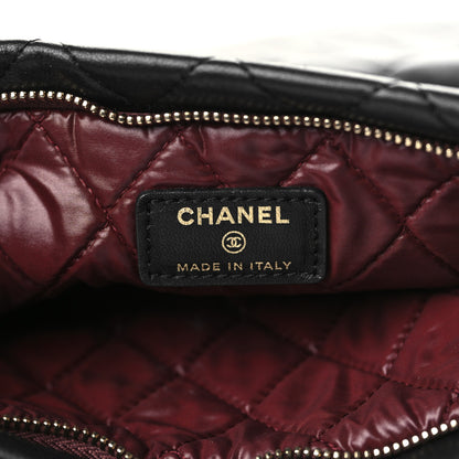Chanel Lambskin Quilted CC Beauty Clutch Black 8 of 10