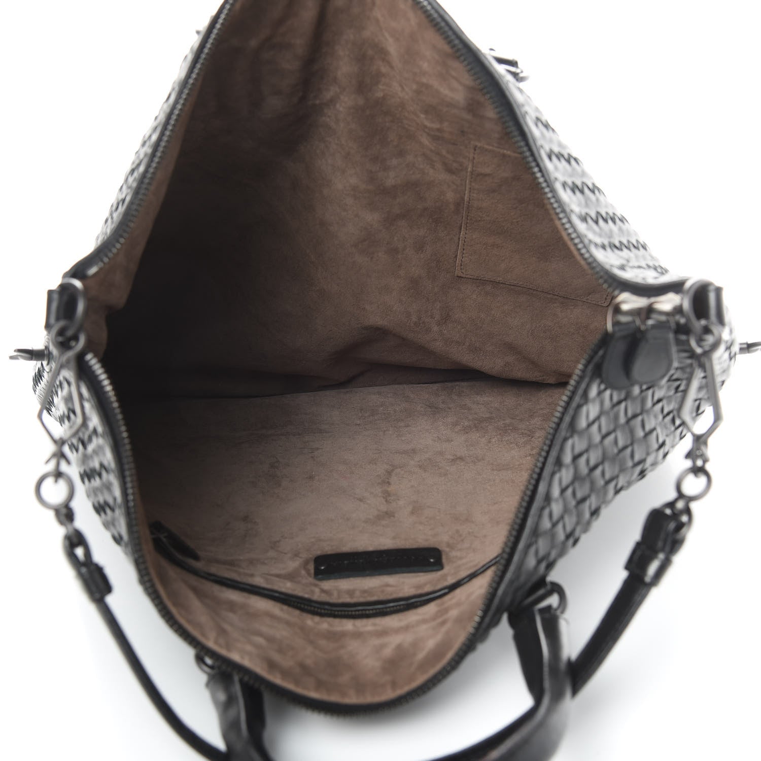 Bottega Veneta Nappa Intrecciato Medium Convertible Tote Black 5 of 12