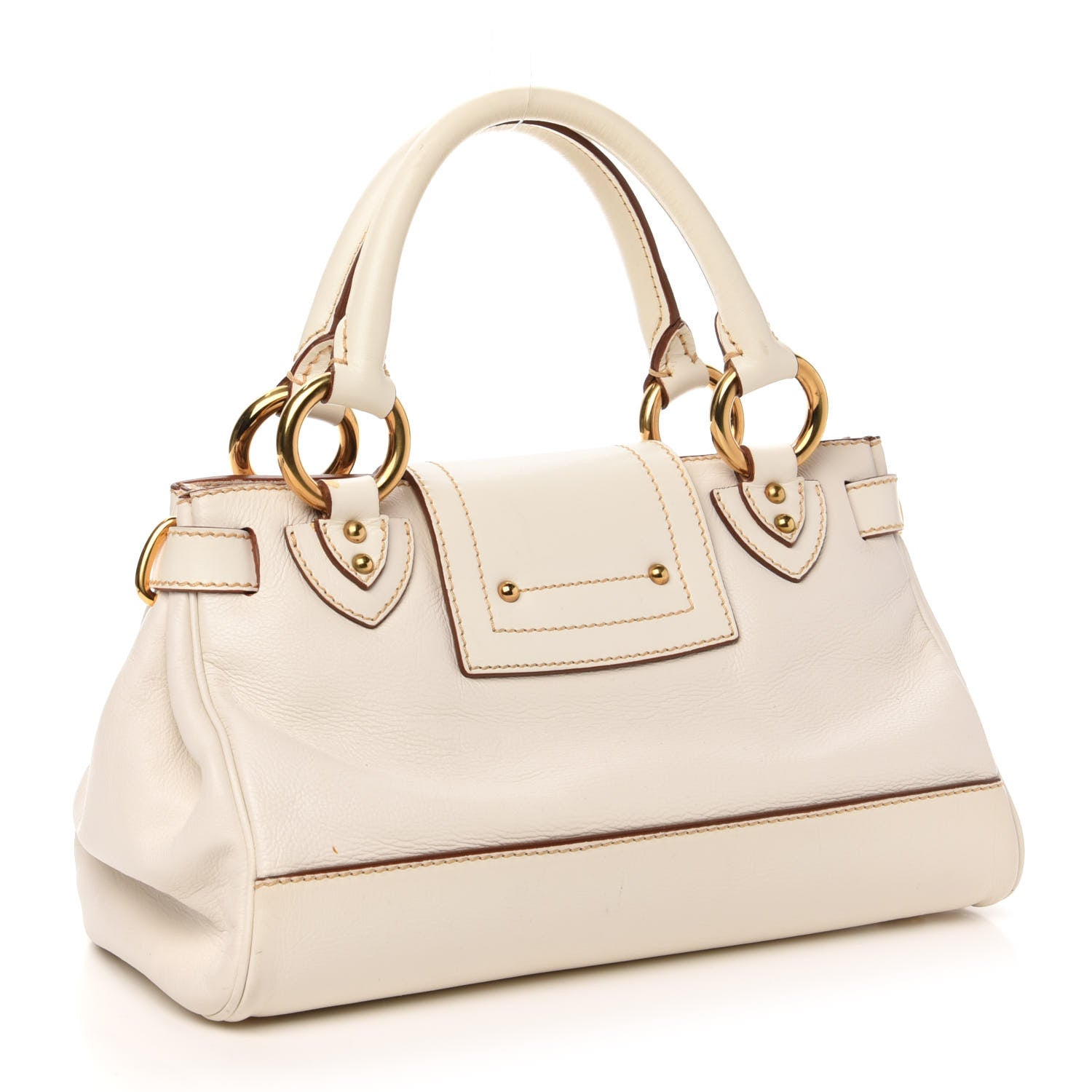Marc Jacobs Calfskin Guinevere Satchel White 3 of 13