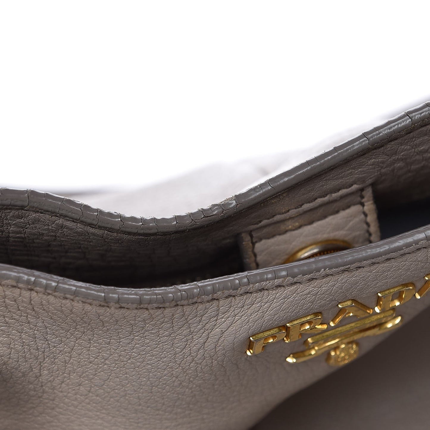 Vitello Daino Shoulder Bag Grey