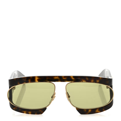 Gucci Oval Sunglasses GG0233S Tortoiseshell Gold 2 of 8