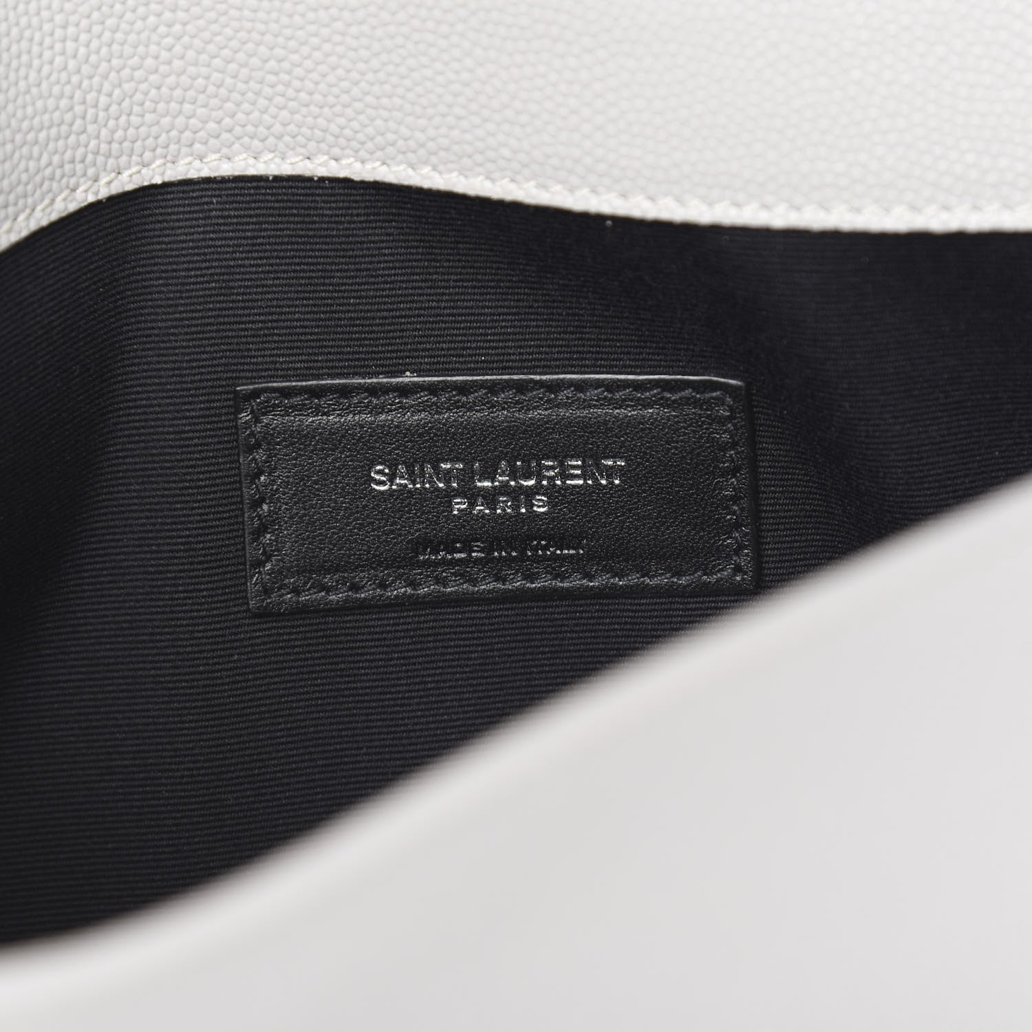 Saint Laurent Grain De Poudre Uptown Pouch Granite 5 of 7