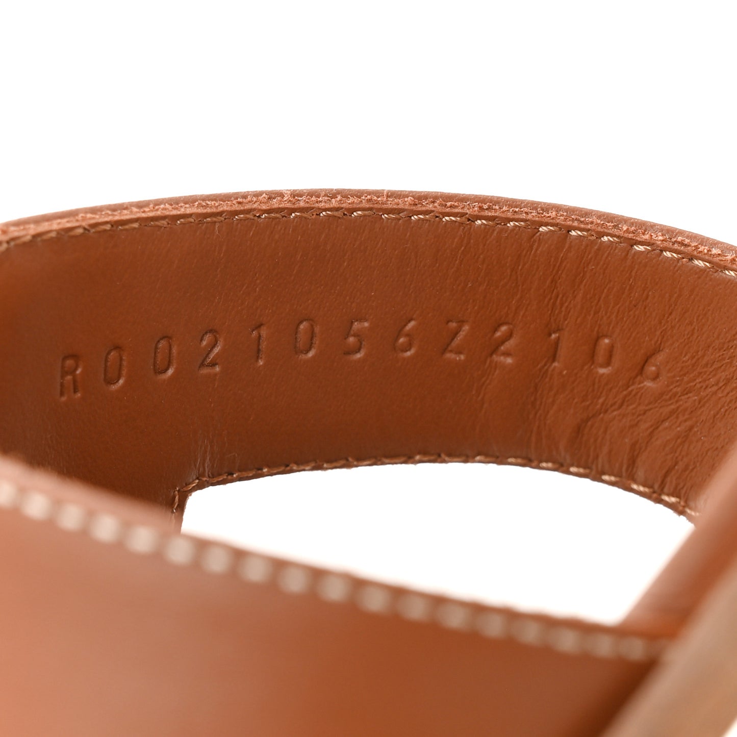 Box Calfskin Oran Sandals 38 Gold