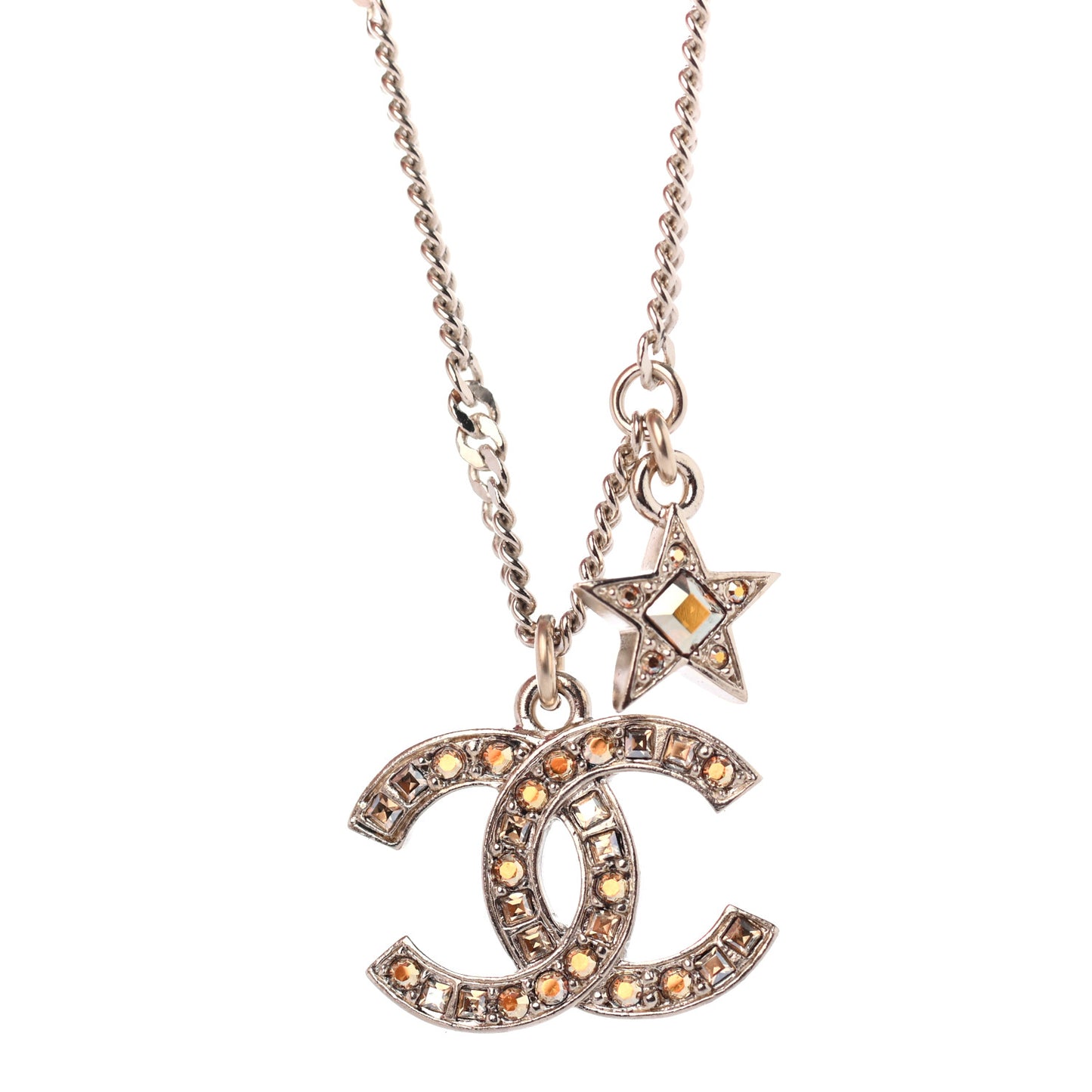 Pearl Crystal CC Star Bracelet Gold