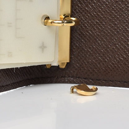 Louis Vuitton Damier Ebene Small Ring Agenda Cover 10 of 10